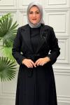 2603 Elbise  Siyah