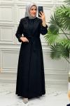 2603 Elbise  Siyah