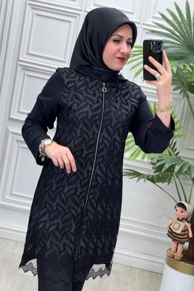 2604 Tunik Siyah