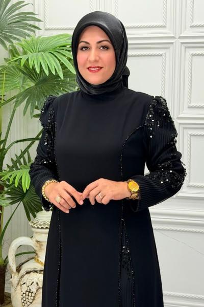 2605A Elbise Siyah