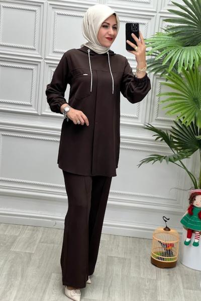 2606 İkili Takım Kahverengi