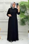 2609 Elbise  Siyah