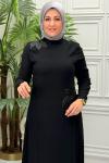 2611C Elbise Siyah