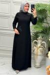 2611C Elbise Siyah