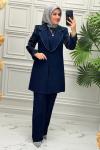 2614 Tunik Takım   Lacivert
