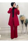 2617 Ceketli Takım Kırmızı Diğer