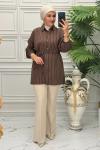 2621B Tunik Kahverengi