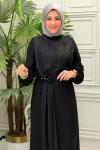 2623B Elbise Siyah