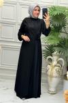 2623B Elbise Siyah