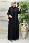 2633 Abaya  Siyah
