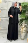 2633 Abaya  Siyah