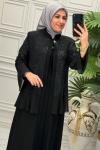 2633 Abaya  Siyah