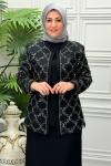 2639 Tunik Takım  Siyah