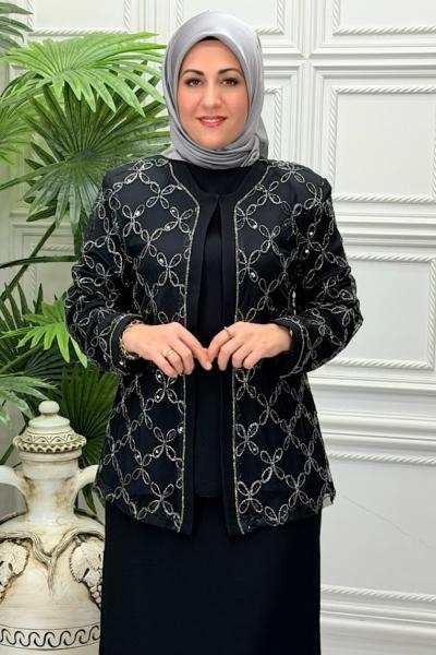 2639 Tunik Takım  Siyah