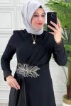 2712 Alin Elbise Siyah