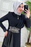 2712 Alin Elbise Siyah