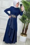 2712 Alin Elbise İndigo