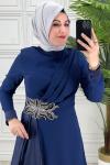 2712 Alin Elbise İndigo