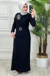 2721 Açelya Elbise Siyah