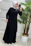 2745 Mevsim Elbise Siyah