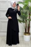 2745 Mevsim Elbise Siyah