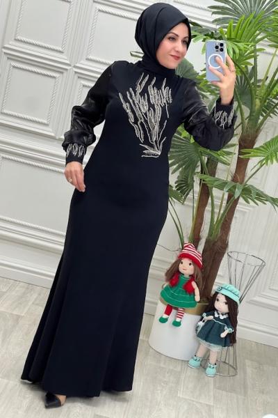 2753 Nalan Elbise Siyah