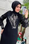 2753 Nalan Elbise Siyah