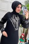 2753 Nalan Elbise Siyah