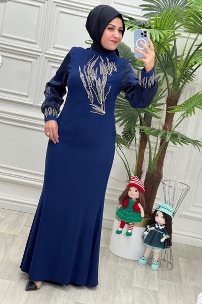 2753 Nalan Elbise Lacivert
