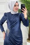 2758 Zeliş Elbise Lacivert