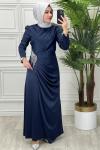 2758 Zeliş Elbise Lacivert