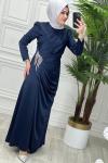 2758 Zeliş Elbise Lacivert