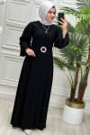 2760 Rumeysa Elbise Siyah