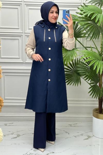 28011 Yelek   Lacivert