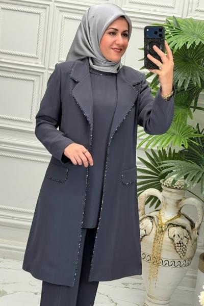 2806 Tunik Takım  Antrasit