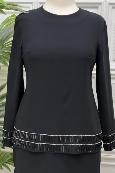 2832 Etekli Takım Siyah