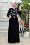 2859 Elbise Siyah