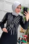 2859 Elbise Siyah
