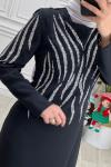 2859 Elbise Siyah