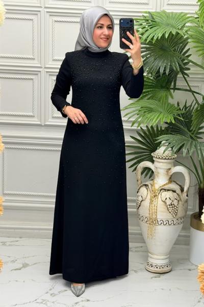 3001b Elbise Siyah