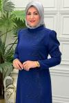 3003b Elbise İndigo