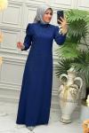 3003b Elbise İndigo
