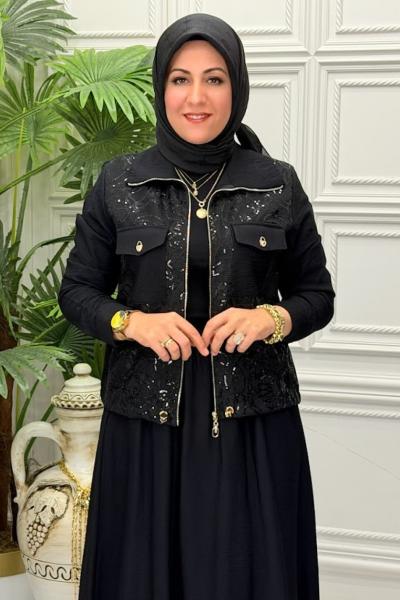 3007B Tunik Takım Siyah