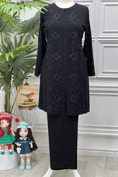 3009B Tunik Takım Siyah