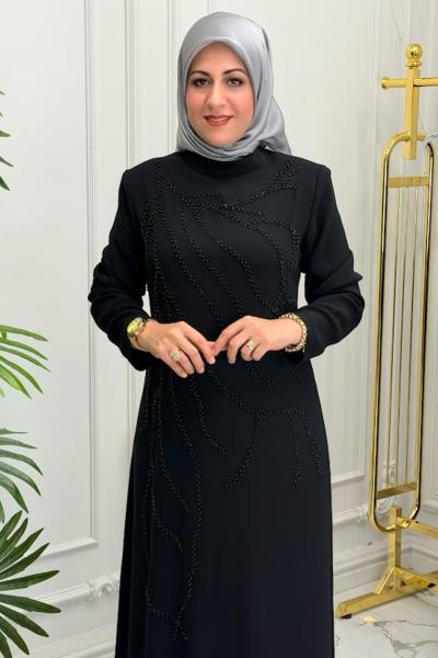 3014 Elbise Siyah