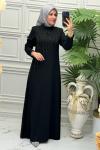3019b Elbise Siyah