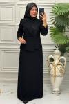 3028 Elbise Siyah