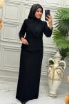 3028 Elbise Siyah