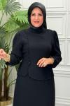 3029 Elbise Siyah