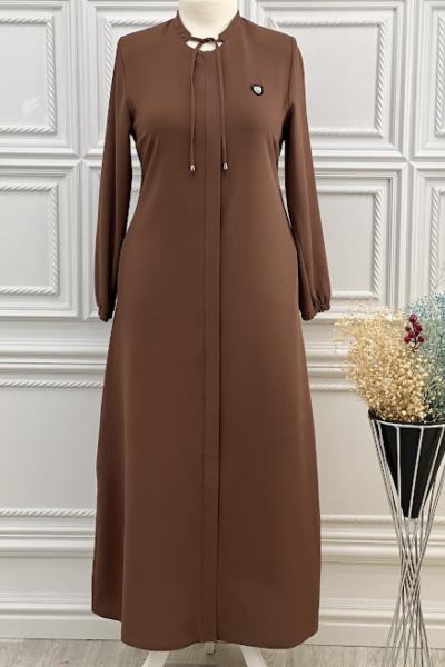 3045 Yakası Armalı Ferace  Tarçın